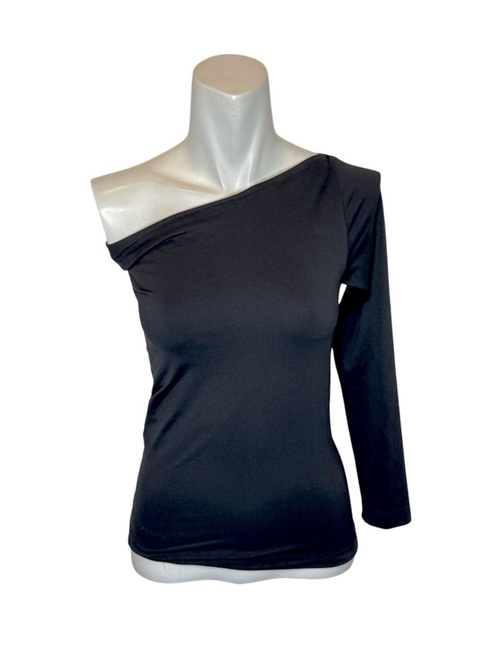 Helmut Lang Black One shoulder Top NWT - Size S